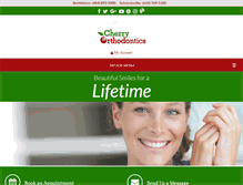 Tablet Screenshot of cherryortho.com